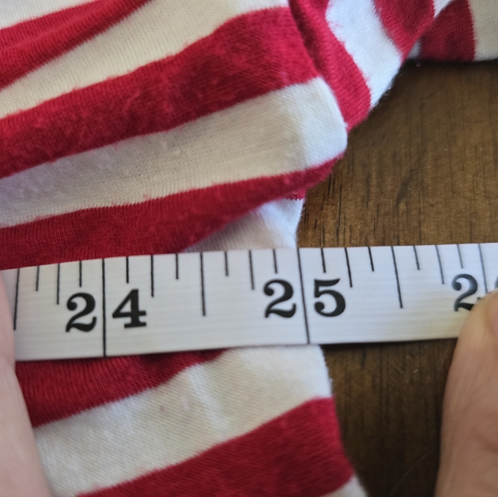 Red Striped Sequin Top - Picture 10 of 11